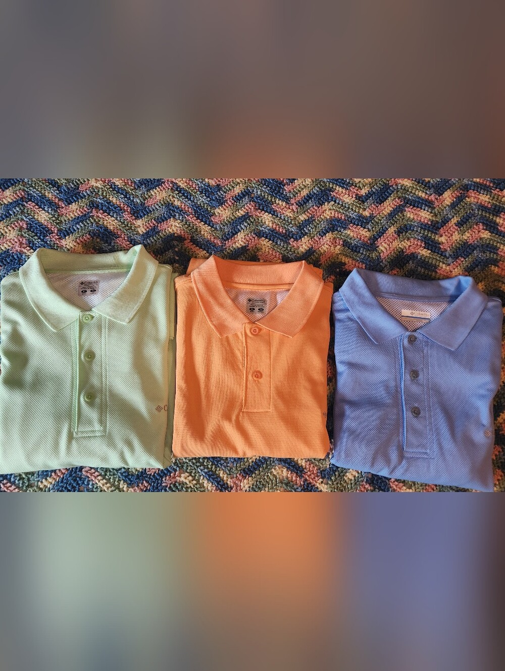 Columbia men's polo's (3) size XL